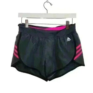 Adidas climalite women's gray & pink athletic shorts size small